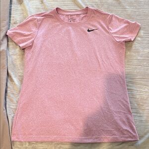 Nike Women's Heathered Pink Short Sleeve Tee